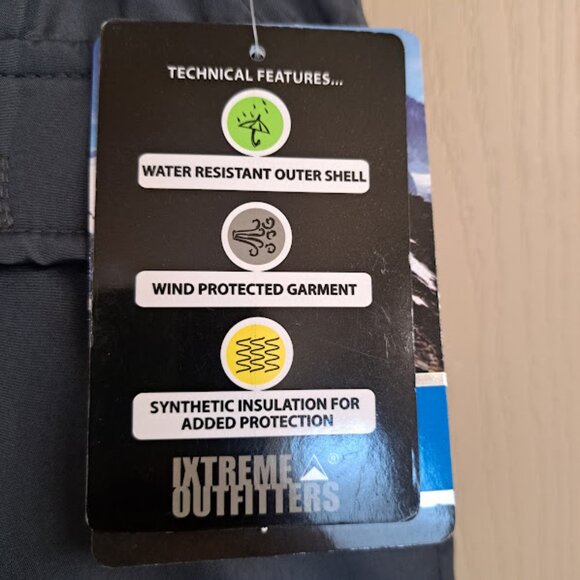 NEW snow pants size 8/10 unisex pants New with tags Grey and warm - Picture 2 of 5